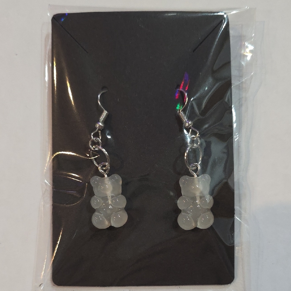 Gold Bear Earrings